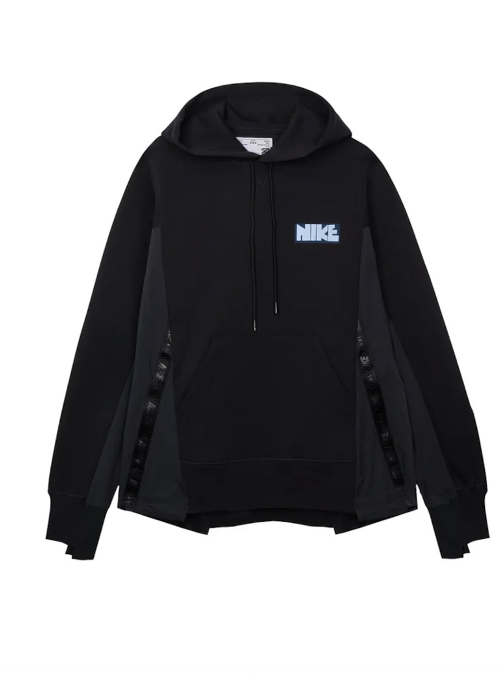 Nike x Sacai Contrasting Hoodie Sweatshirt Black Small